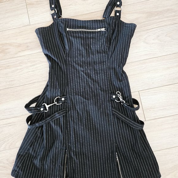 Lip Service Dresses & Skirts - Lip Service Gangsta Pranksta Vintage Pinstripe Dress L